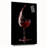 Wine Splash Elegance - Framed Kitchen Prints for Modern Decor