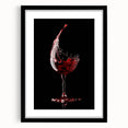 Wine Splash Elegance - Framed Kitchen Prints for Modern Decor