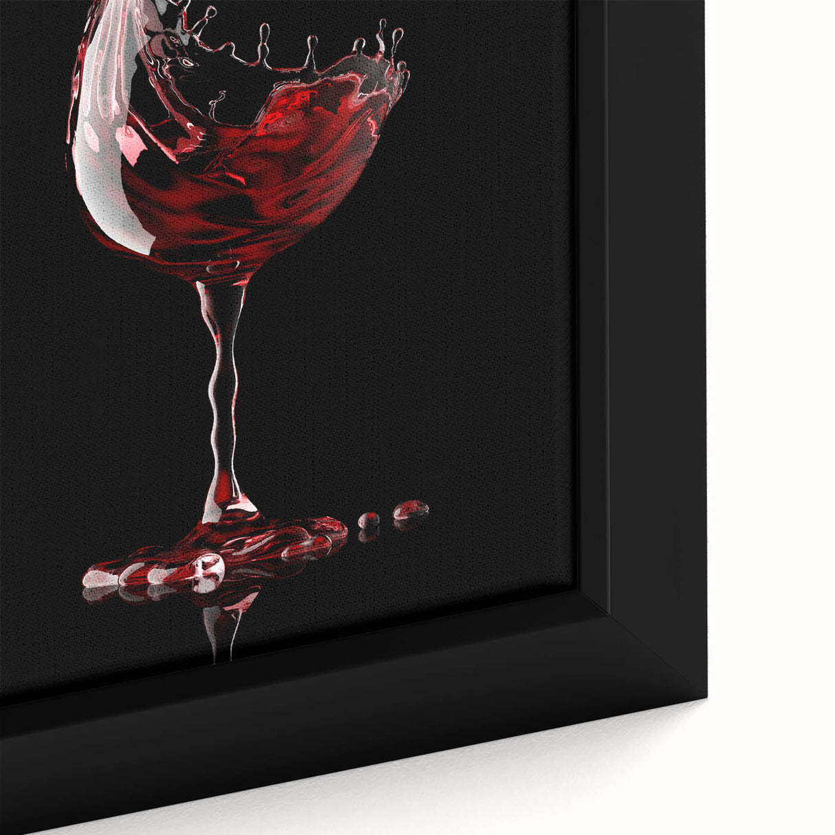 Wine Splash Elegance - Framed Kitchen Prints for Modern Decor