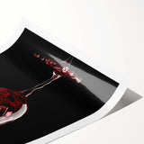 Wine Splash Elegance - Framed Kitchen Prints for Modern Decor