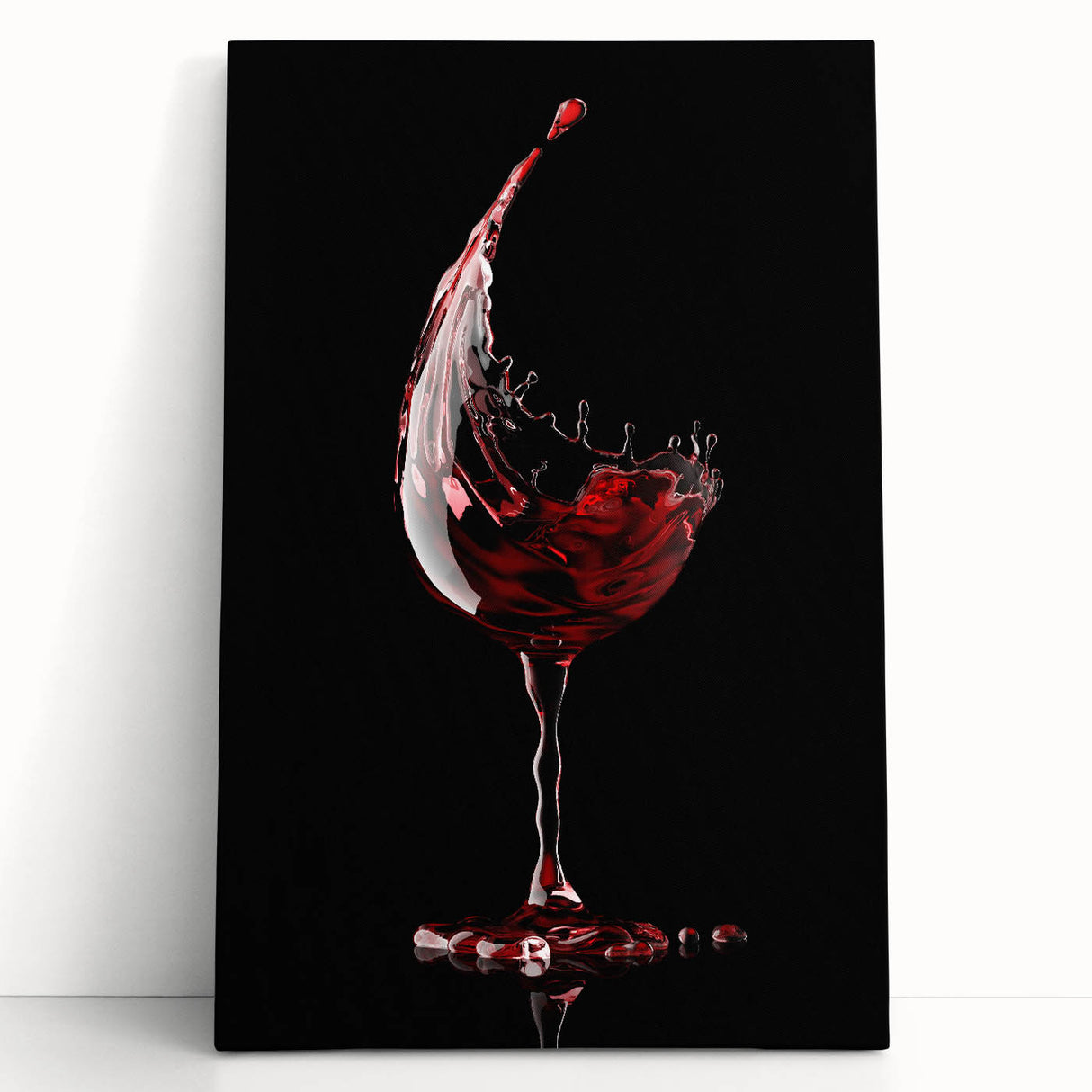 Wine Splash Elegance - Framed Kitchen Prints for Modern Decor