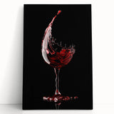 Wine Splash Elegance - Framed Kitchen Prints for Modern Decor