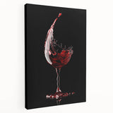 Wine Splash Elegance - Framed Kitchen Prints for Modern Decor