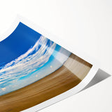 Extra large wall art featuring line art flowers in muted earth tones on rolled canvas, suitable for large living room decor.