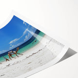 Extra large wall art featuring line art flowers in muted earth tones on rolled canvas, ideal for large living room decor.