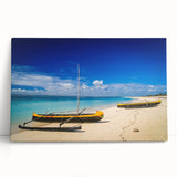 Large black and white canvas print of a Madagascar scenery, ideal for kitchen wall art or bedroom decor.