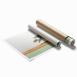 Extra large rolled print featuring an African Mali scenery with vibrant floral elements, ideal for classy bathroom wall art.