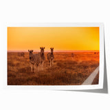 Extra large wall art featuring a line art design of flowers in monochrome, printed on rolled canvas.