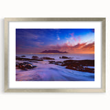 Textured abstract art print of an African scenery in muted earth tones on a framed canvas, ideal for bedroom art.