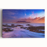 Monochrome African savannah scene on large stretched canvas, ideal for kitchen wall art or bedroom decor.