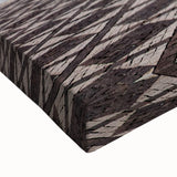 Large art of a Tunisian landscape in black and white on stretched canvas, suitable for bedroom wall decor.