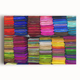 Black and white photograph of a serene Bangladeshi landscape on stretched canvas, ideal for kitchen wall art.