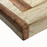 Large art featuring a black and white landscape painting of Cambodian scenery on stretched canvas.