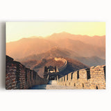 Black and white stretched canvas of Beijing skyline with minimalist style, ideal for kitchen wall art.