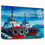 Large abstract acrylic print featuring a serene Georgian landscape in muted earth tones.