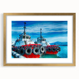 Extra large abstract art print featuring textured scenery of Georgia, Asia in gold frame, ideal for living room decor.