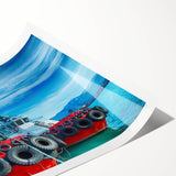 Extra large wall art featuring line art flowers in black on a white background, ideal for large living room decor.