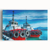 Black and white stretched canvas featuring a serene Georgian landscape, ideal for kitchen wall art.