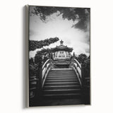 Framed canvas of Hong Kong landscape painting in vibrant colors, ideal for living room decor.