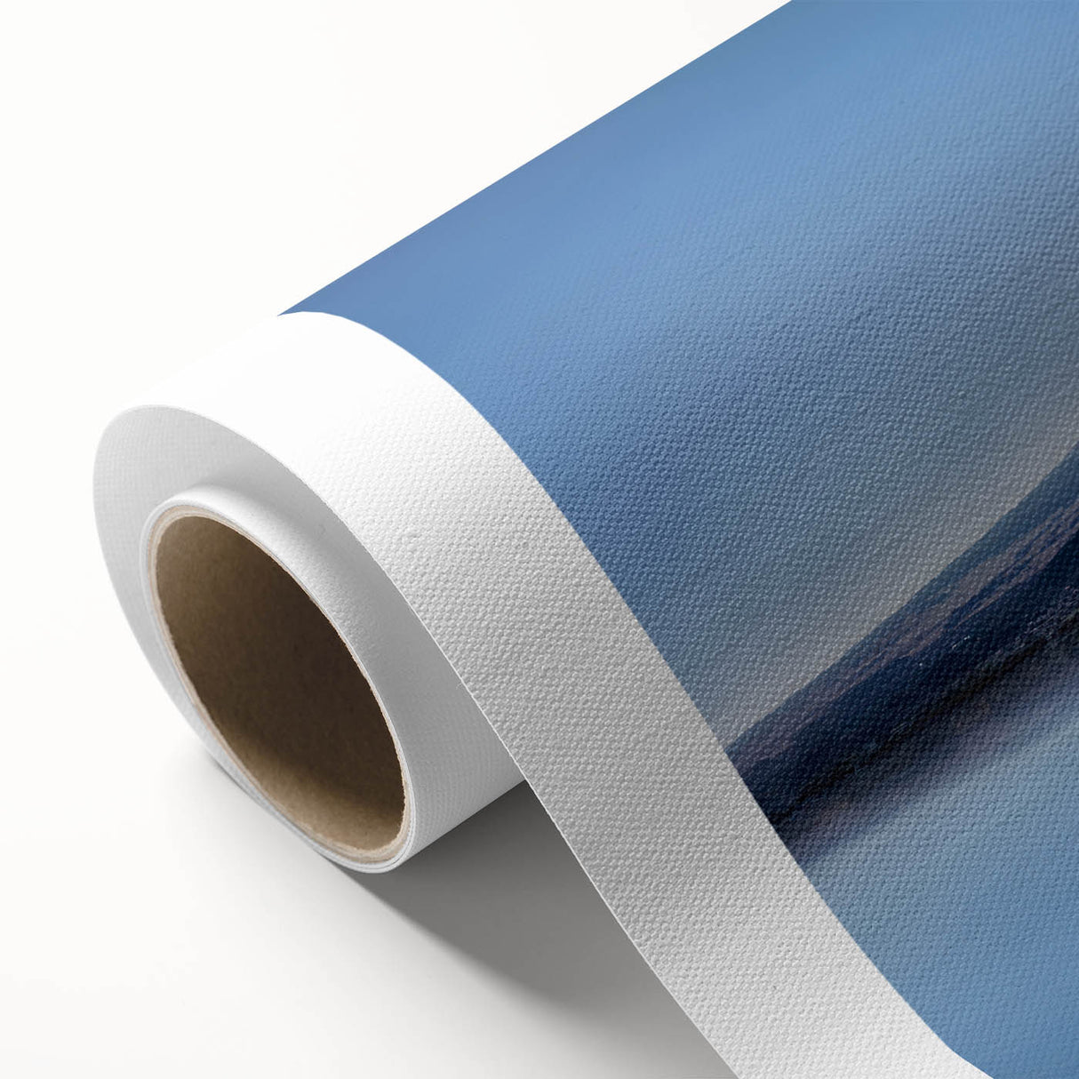 Art Deco poster of Mount Fuji in pastel shades on rolled canvas, ideal for nursery wall art.
