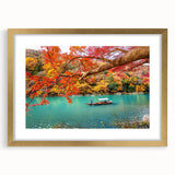 Extra large wall art featuring an abstract representation of a Japanese landscape in textured gold and black tones.