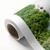 Art Deco style poster of a serene Maldivian landscape on rolled canvas.