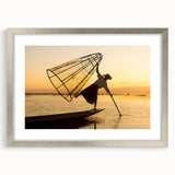 Textured art depicting an abstract scene in muted earth tones on a framed silver canvas, suitable for bedroom decor.