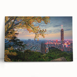 Black and white large art of Taiwan scenery on stretched canvas, ideal for kitchen wall art or bedroom ambiance.