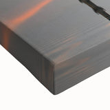 Black and white landscape art painting of a Turkish scenery on stretched canvas, suitable for bedroom wall art.