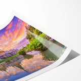 Extra large wall art featuring line art flowers over a muted backdrop, rolled print, ideal for large living room decor.