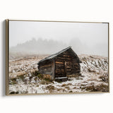 Framed canvas depicting a colorful Adelaide landscape in vintage poster style.