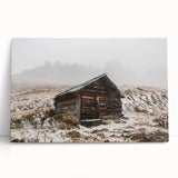 Black and white stretched canvas of Adelaide skyline, ideal for kitchen wall art or bedroom decor.