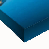 Large art of Brisbane landscape in black and white on stretched canvas, ideal for bedroom wall decor.