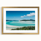 Textured abstract art print depicting Queensland scenery in muted earth tones on a framed canvas, suitable for bedroom decor.