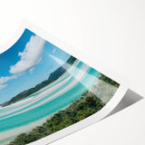 Extra large wall art featuring line art flowers in muted earth tones on a rolled print, suited for large living room spaces.