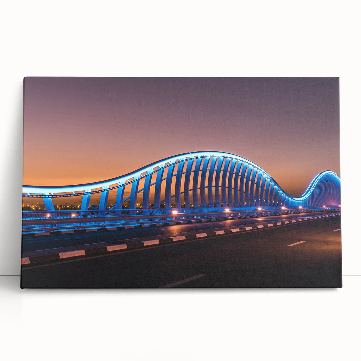 Black and white large art of Sydney skyline on stretched canvas, ideal for kitchen wall art or bedroom.