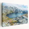 Scenic view of Tasmania on large stretched canvas with natural and green color tones, ideal for kitchen wall art.
