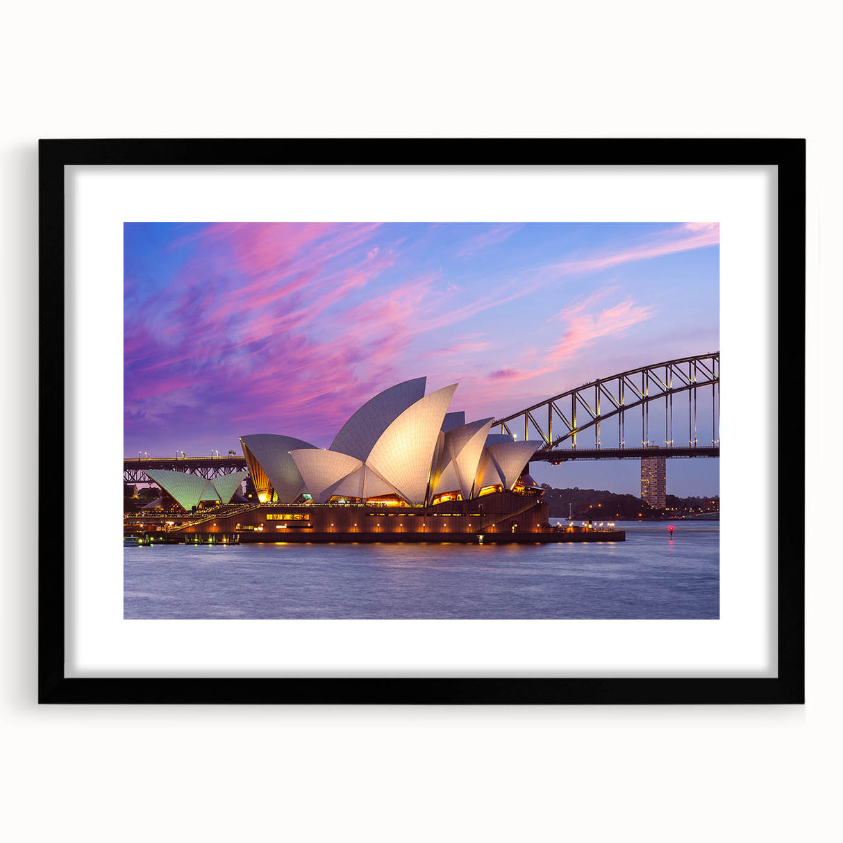 Colorful abstract art print of a textured Australian landscape on a large framed canvas, ideal for living room decor.