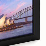 Extra large framed canvas of a textured, colorful Australian landscape in muted earth tones, ideal for living room decor.