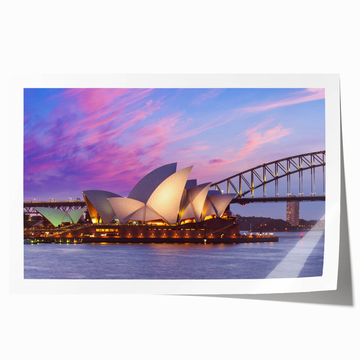 Rolled print of a vibrant Australian landscape featuring wildflowers in vivid colors, ideal for art wall dining room.