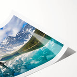 Extra large wall art featuring line art flowers in subtle hues on rolled print, ideal for large living room wall decor.