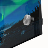 Large abstract wall art of Northwest Territories scenery in muted earth tones on acrylic glass.