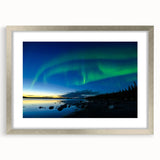 Textured art print featuring an abstract depiction of the Northwest Territories in muted earth tones on a framed silver mat.