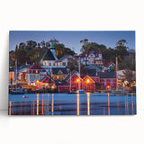 Black and white photo of Nova Scotia scenery on stretched canvas, ideal for kitchen wall art or bedroom ambiance.