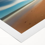 Art deco poster of Prince Edward Island scenery in soft pastel colors on rolled canvas, suitable for dining room or bathroom.