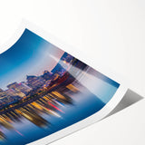 Extra large rolled print featuring line art flowers in muted earth tones, ideal for large living room wall art.