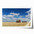 Extra large rolled print depicting vibrant floral scenery in Saskatchewan, ideal for art wall dining room or bathroom.