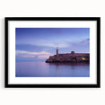 Extra large framed abstract print depicting vibrant Caribbean scenery, ideal for living room decor.