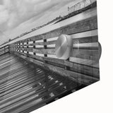 Large abstract wall art featuring vibrant Caribbean scenery on acrylic glass, ideal for dining room ambiance.