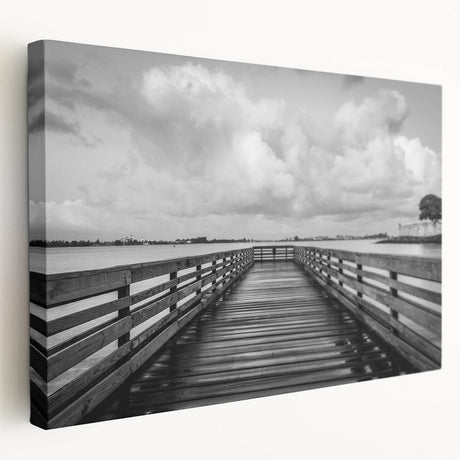 Large canvas print of a serene Puerto Rican coastline in soft blue and green hues, ideal for kitchen wall art.